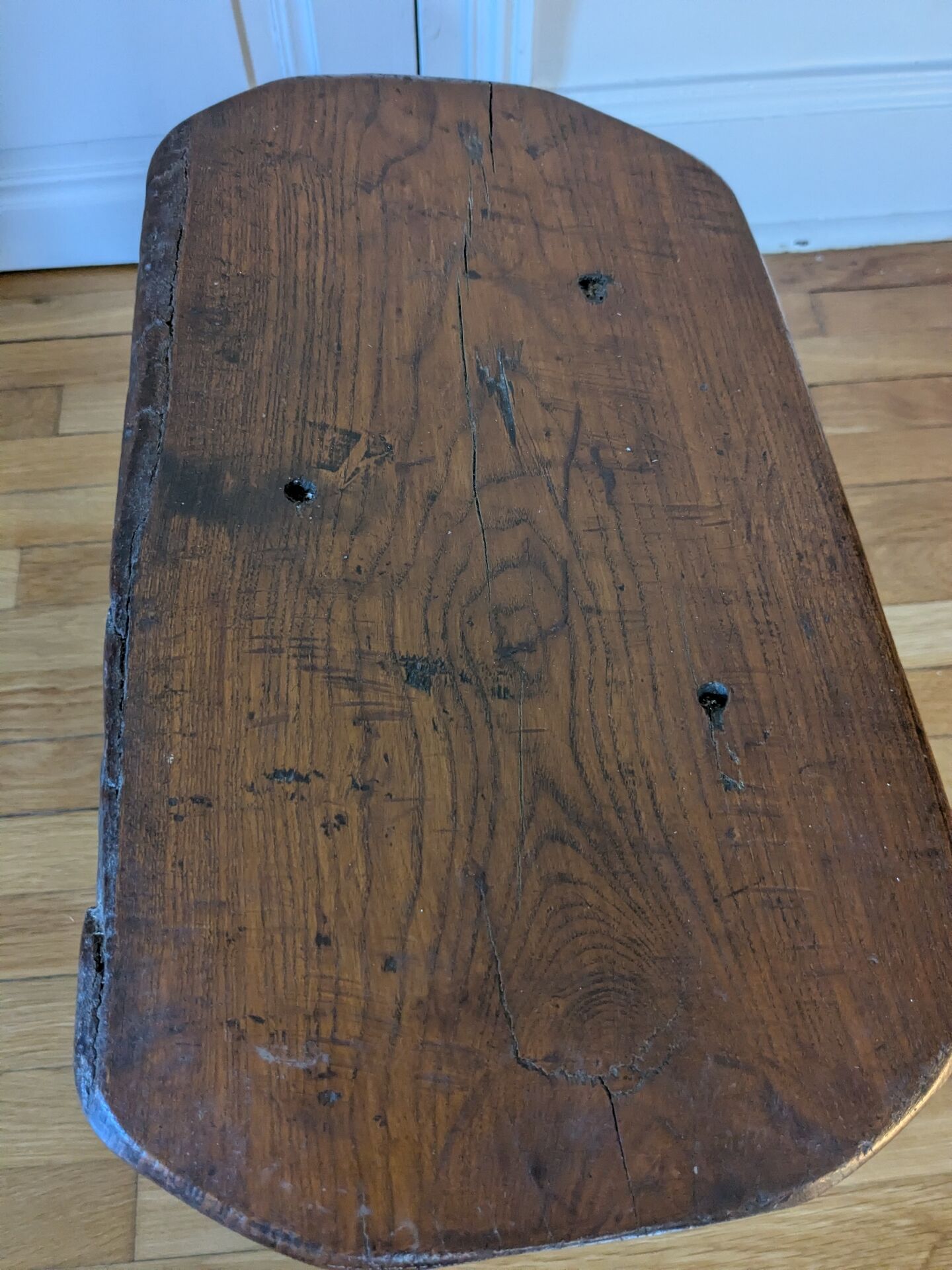 Brutalist tripod stool