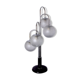 Art-deco chrome lamp, 4 globes, 1960