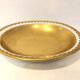 Oval gilt porcelain platter, 1950