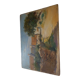 Oil on wood village on the Kermorvan peninsula, Morbihan
