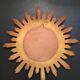 Mirror Sun gilded wood 59 cm, Deknudt