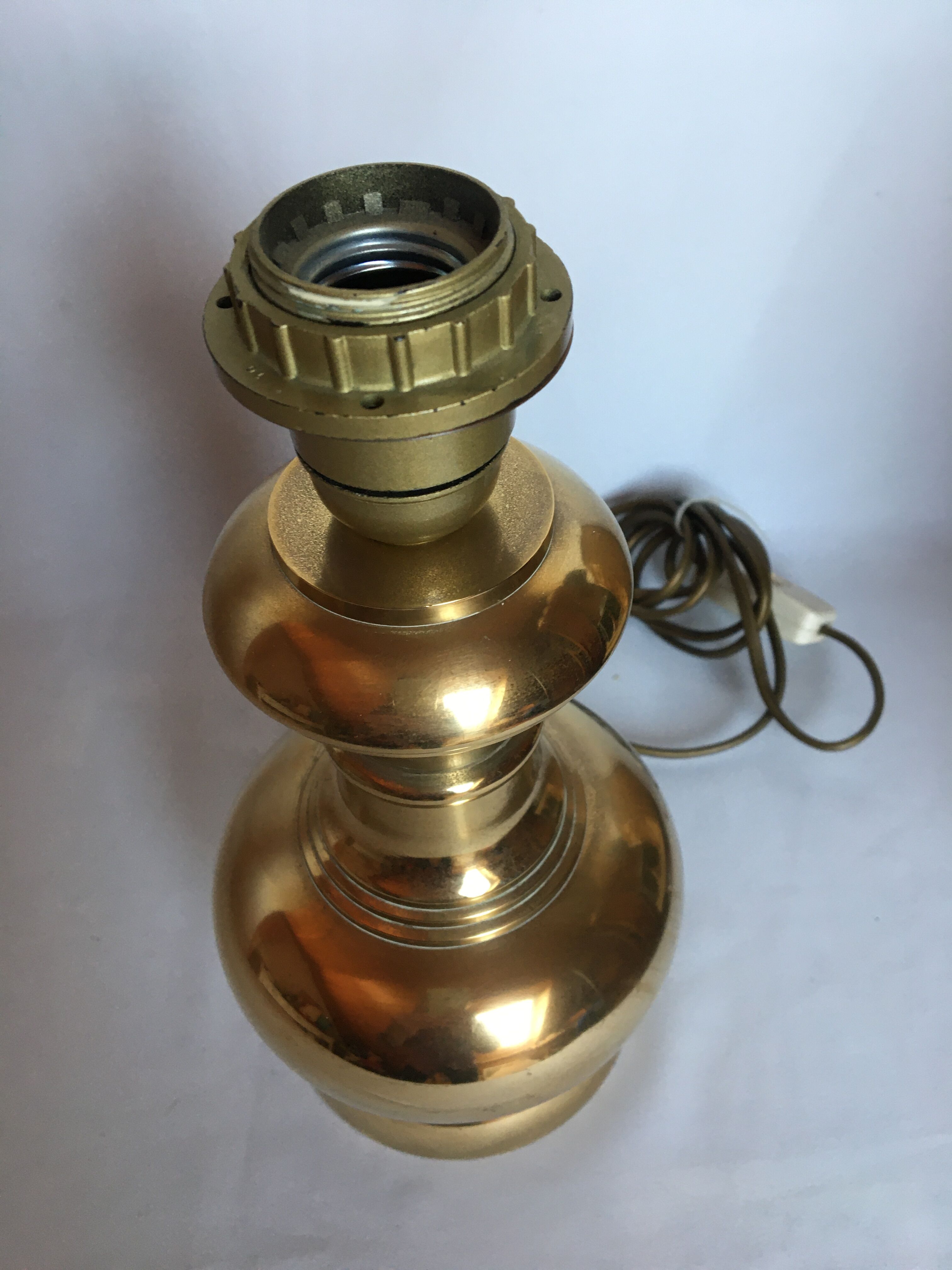 Bronze lamp foot