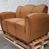 Vintage convertible moustache club sofa