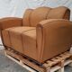 Vintage convertible moustache club sofa