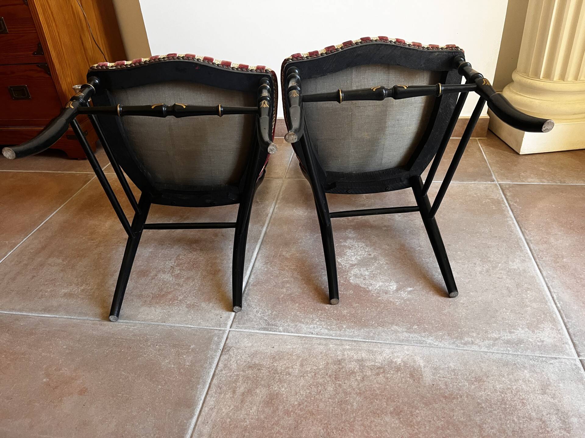 Pair of Napoleon III chairs