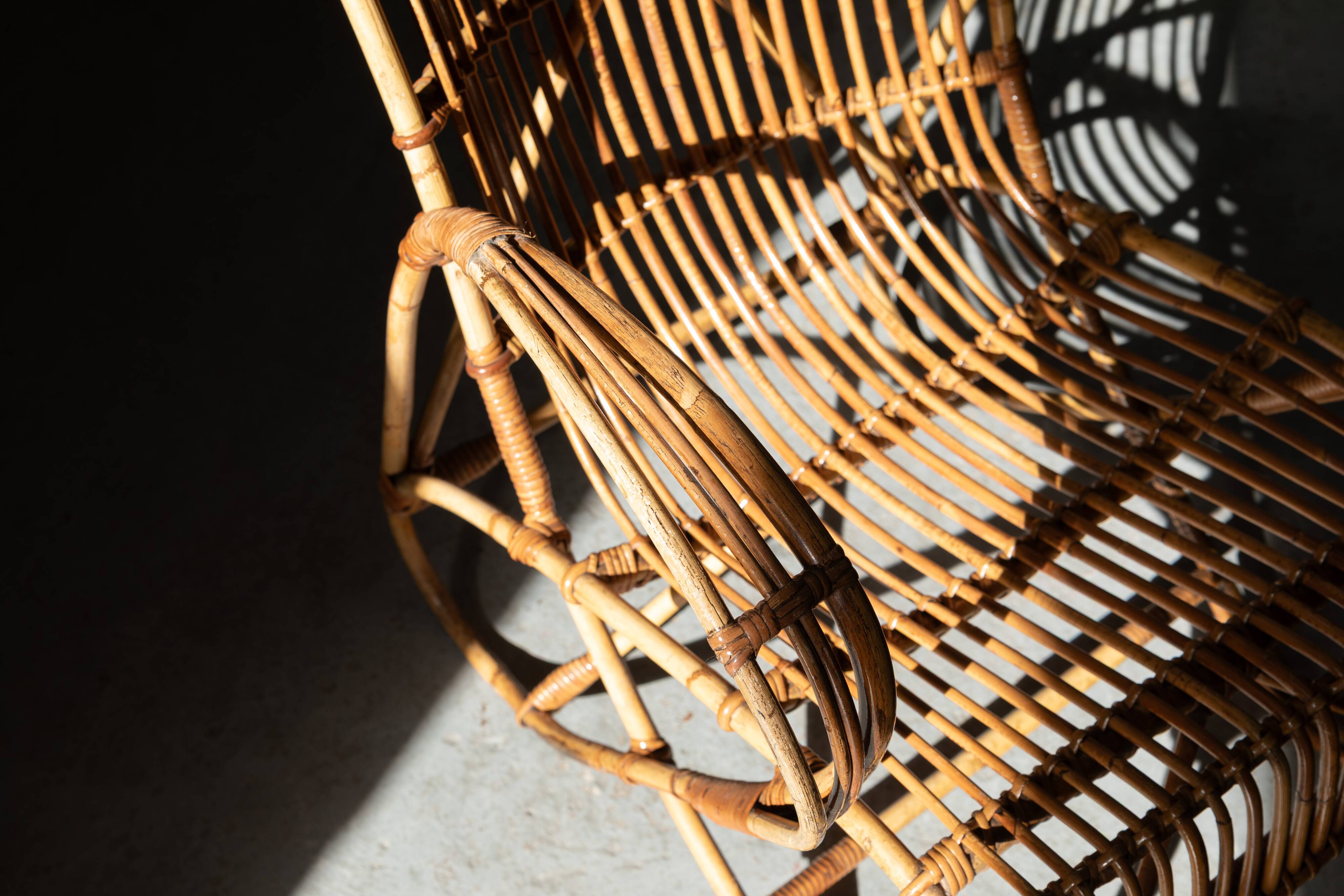 Chaise esy en rotin 'RB2' par Rosé Noordwolde