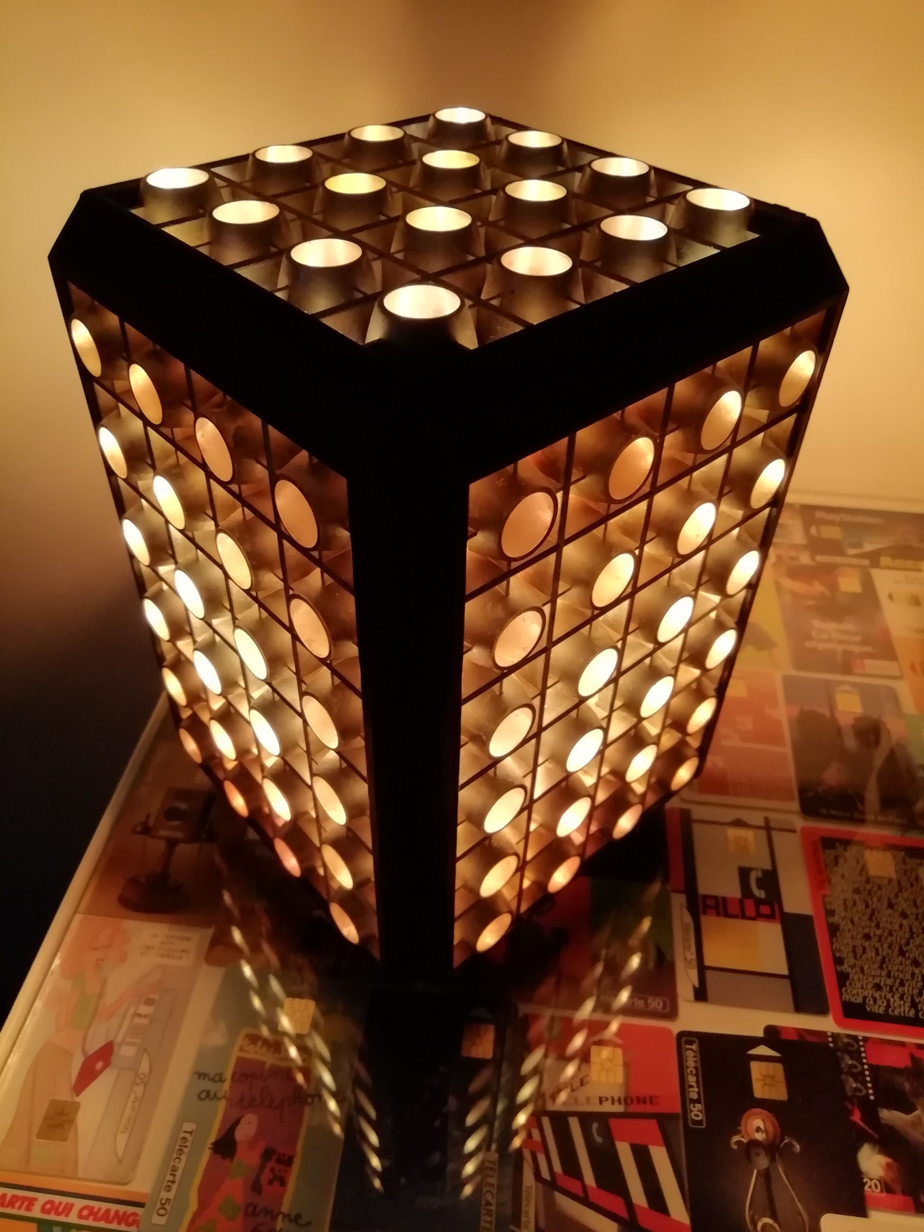 Vintage kaleidoscope lamp