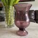 Photophore rose en verre de Biot