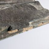Plaque murale en relief brutaliste en fibre de verre, années 1960