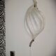 Lampe murale décorative Organic Light Sculpture, branche de bouleau et papier