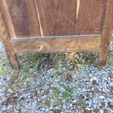 Vintage mesh cabinet in solid oak rococo period 1930