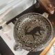 Ceramic fat lava vase