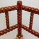 Classic vintage bobbin corner armchair
