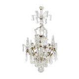 Candlestick rings golden bronze and Crystal France