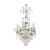 Candlestick rings golden bronze and Crystal France