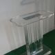 Sculptural base for acrylic glass table, Italy, 2000s