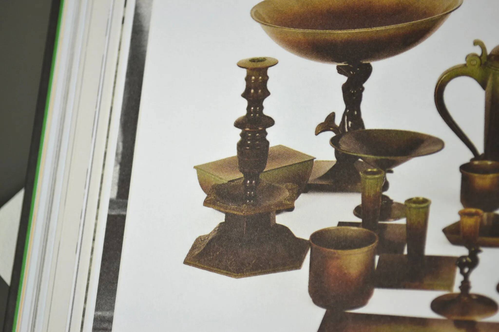 Solid Brass Table Lamp by Oscar Antonssons for Ystad-Metall, Sweden, 1940s