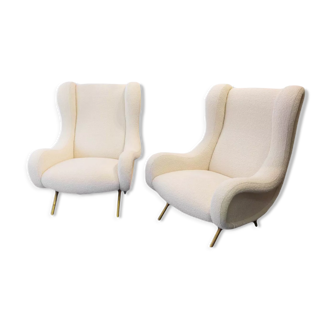 Pair of armchairs "Senior" by Marco Zanuso & Arflex