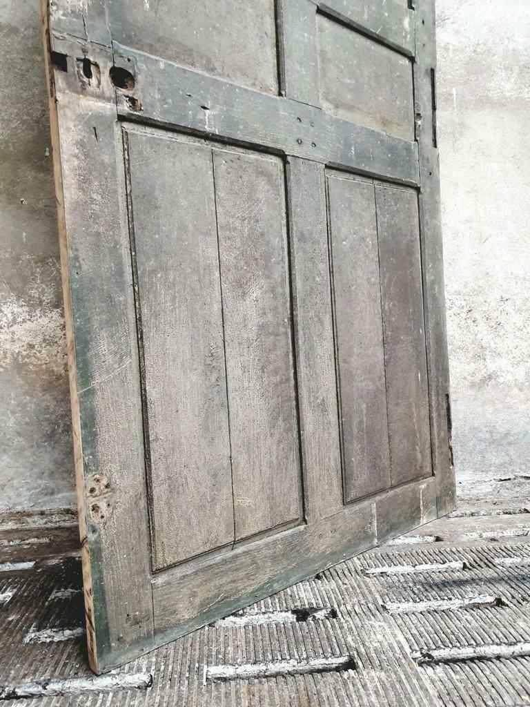 Antique oak sliding door loft door