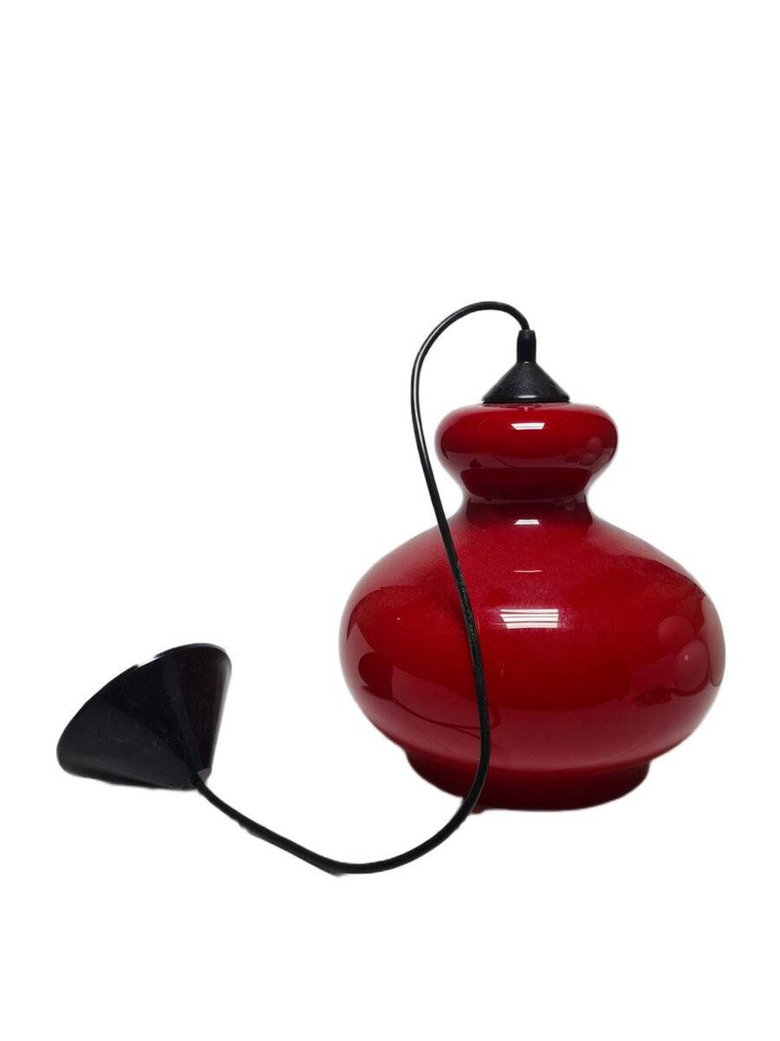 Postmodern pendant lamp by Polam Wieliczka, Poland, 1980s