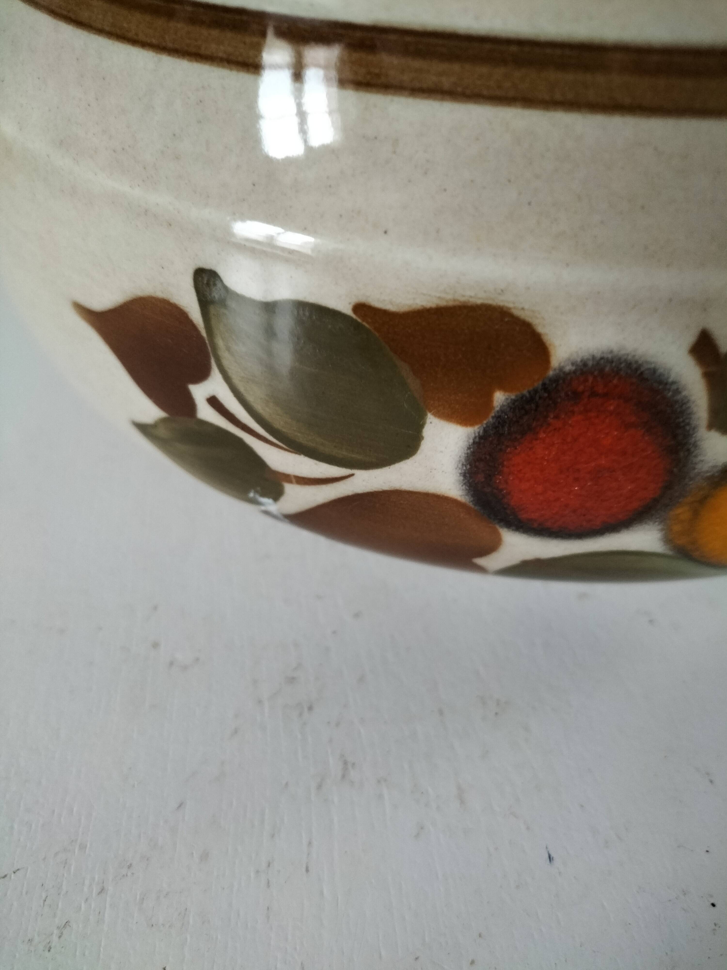 Villeroy & Boch dish, vintage beige stoneware from the 1970s