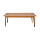 Antique dining table, wooden table and formica tray