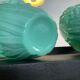 Paire de vases art deco en opaline vert celadon