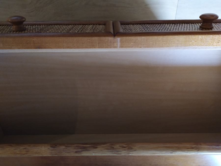 Wicker rattan chest of drawers