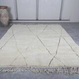 Incroyable tapis marocain - Tapis berbère - Tapis en laine - Tapis minimaliste - Tapis Beni ourain -