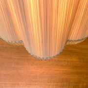 French opaline glass table lamp from the mid-century Sèvres, 1960s.