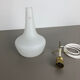 Original midcentury opal glass tube hanging light, italy, 1950