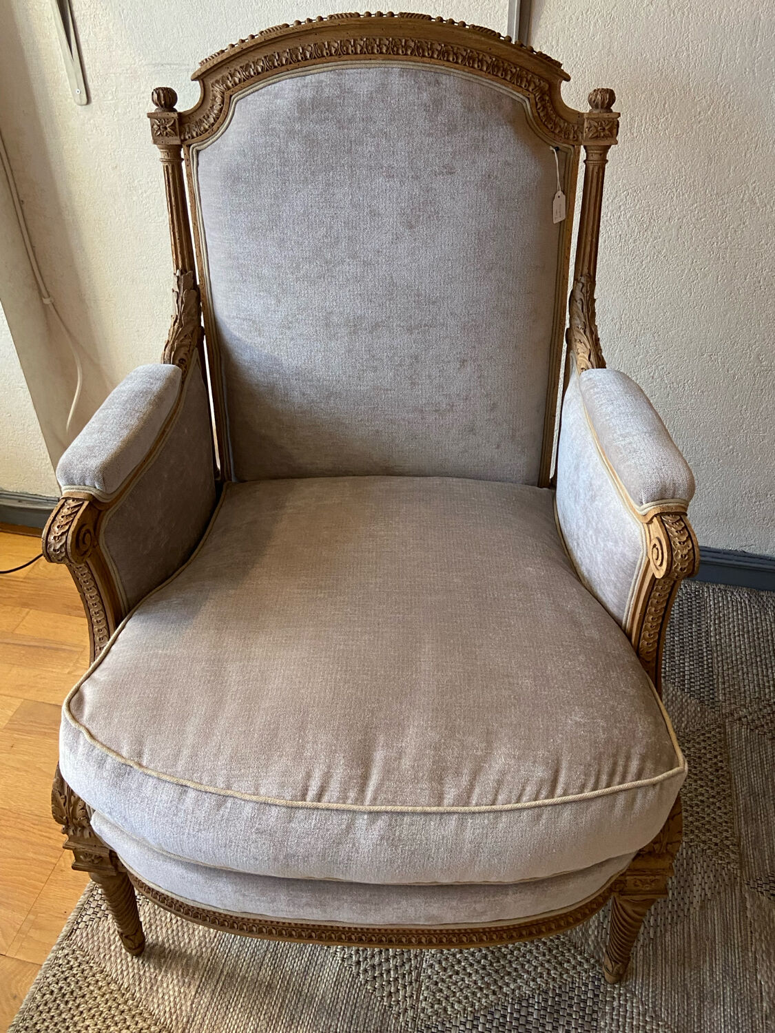 Napoleon III bergère inspired by Louis XVI