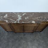 Louis XVI style enfilade in mahogany, late 19th century.