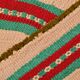 2x10 Striped Pattern Red Green Kilim Runner Rug, 79x323Cm