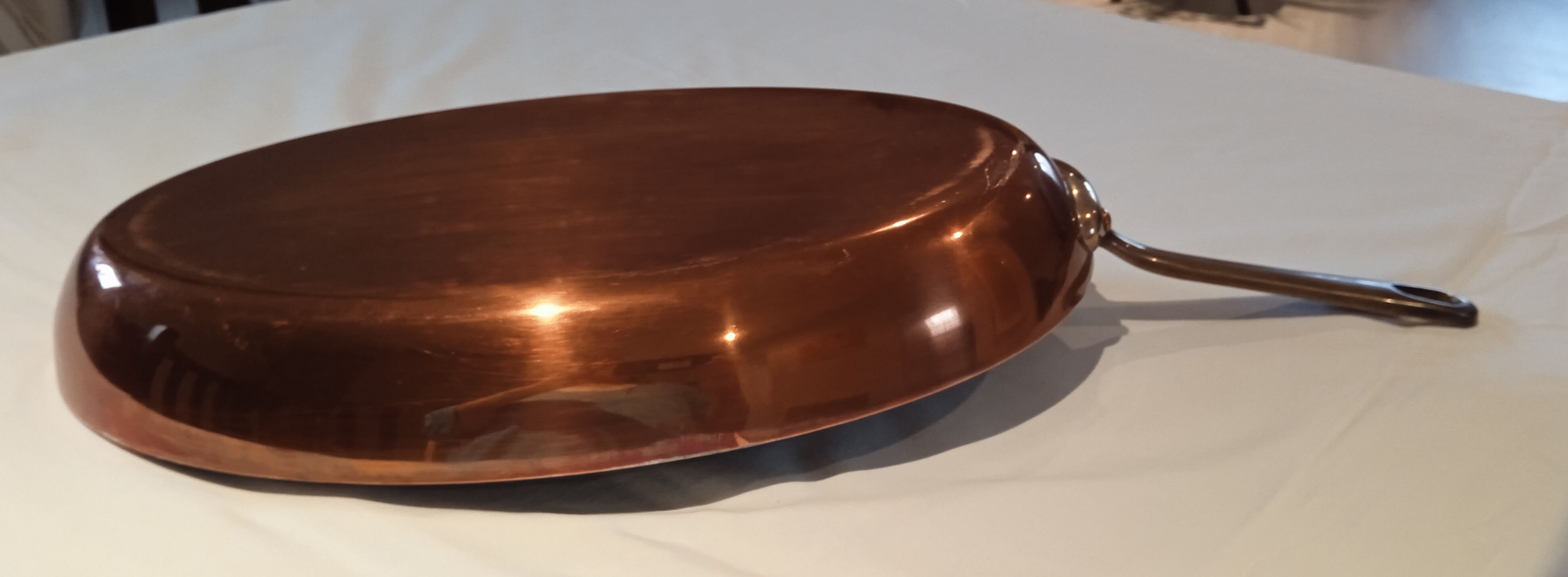 Copper fish pan