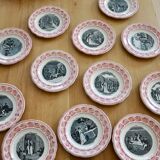 12 stage plates, wedding