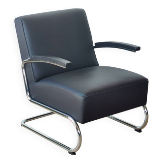 Fauteuil Thonet  S411 cuir noir