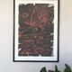 Lithographie originale de jean dubuffet signée et encadrée