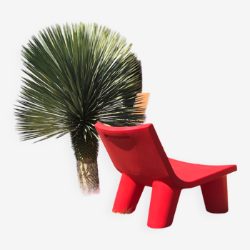 Fauteuil SLIDE ROUGE PAOLA NAVONE