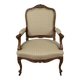 Louis XV style beechwood armchair – mid-19th century