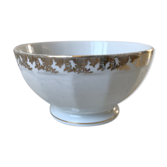 Old bowl with golden border 50s