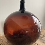 Amber demijohn 50l late 19th century