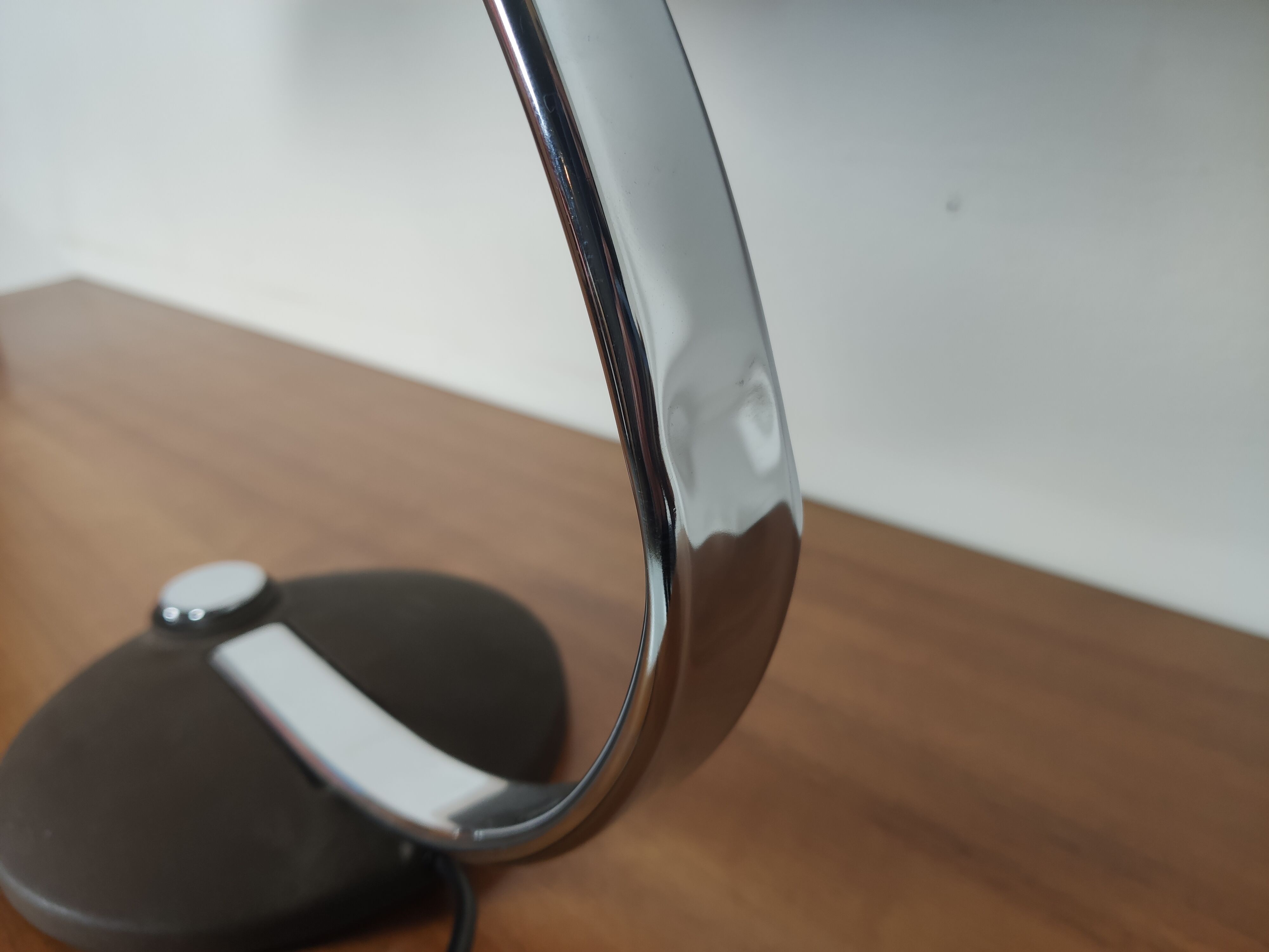 Hillebrand, chrome and metal 60/70s lay lamp