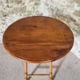 Faux Bamboo Folding Winemaker's Table - 1930s, Pine and Beech