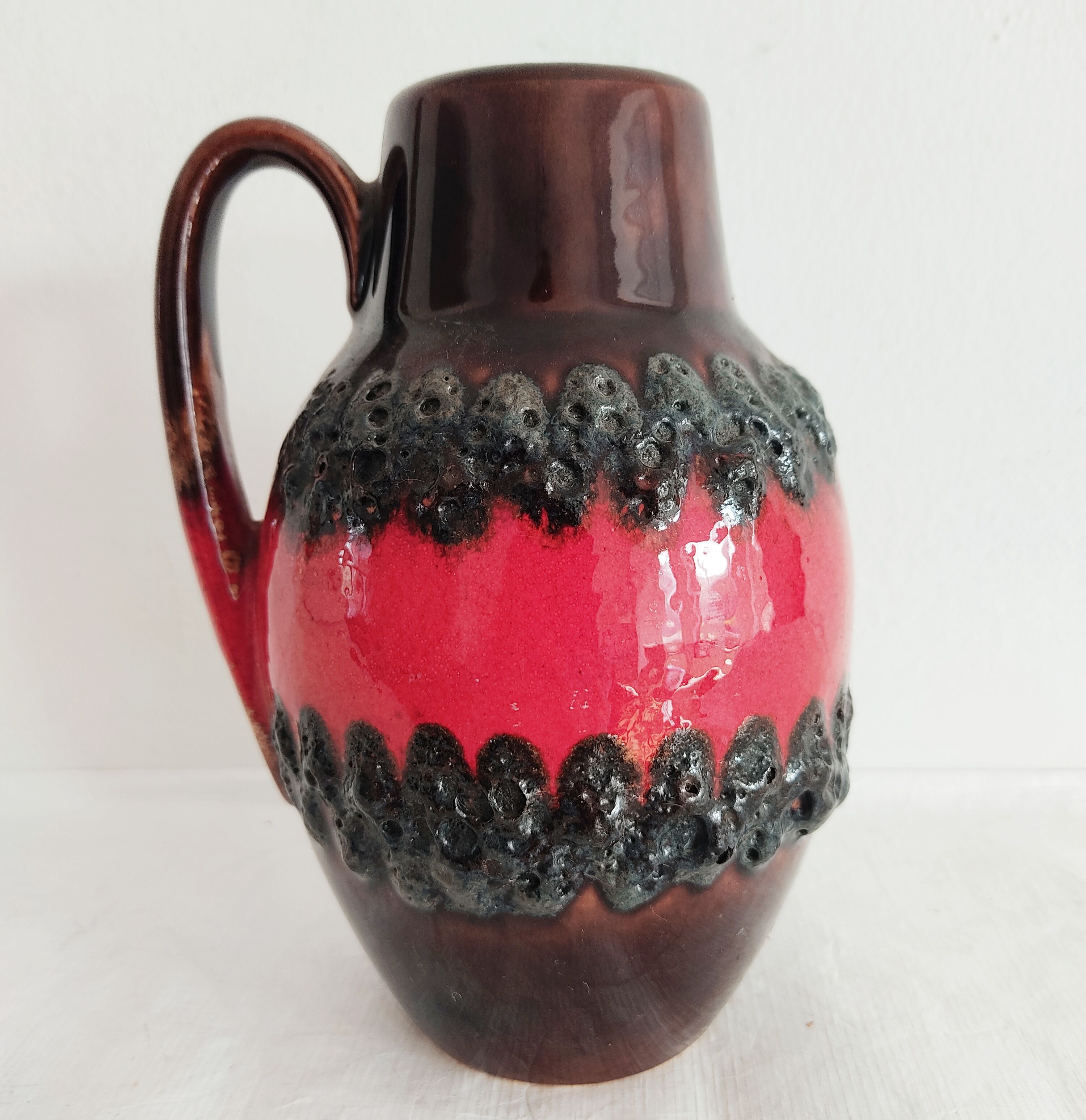 Vase West Germany Scheurich Fat Lava