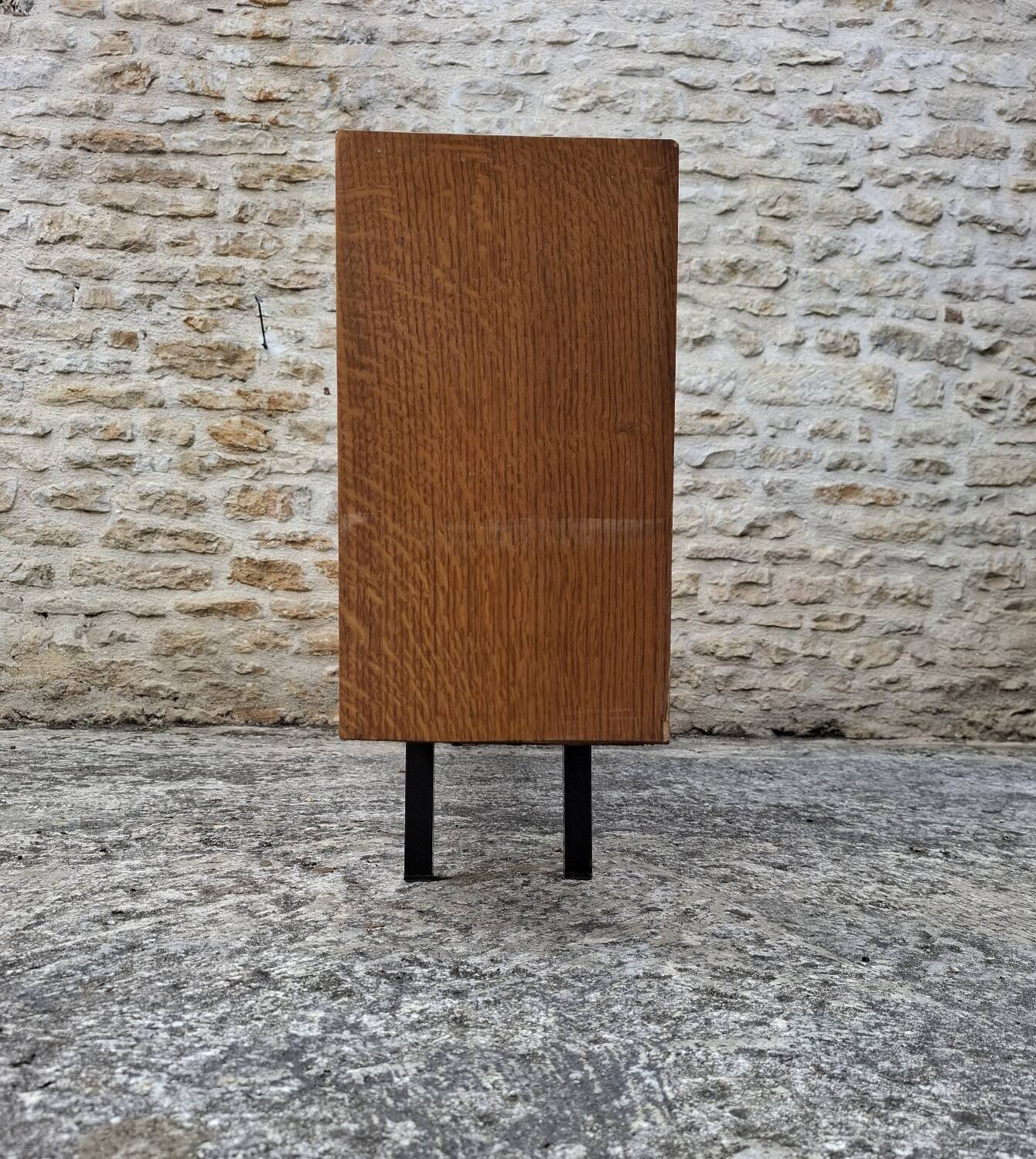 Low oak sideboard