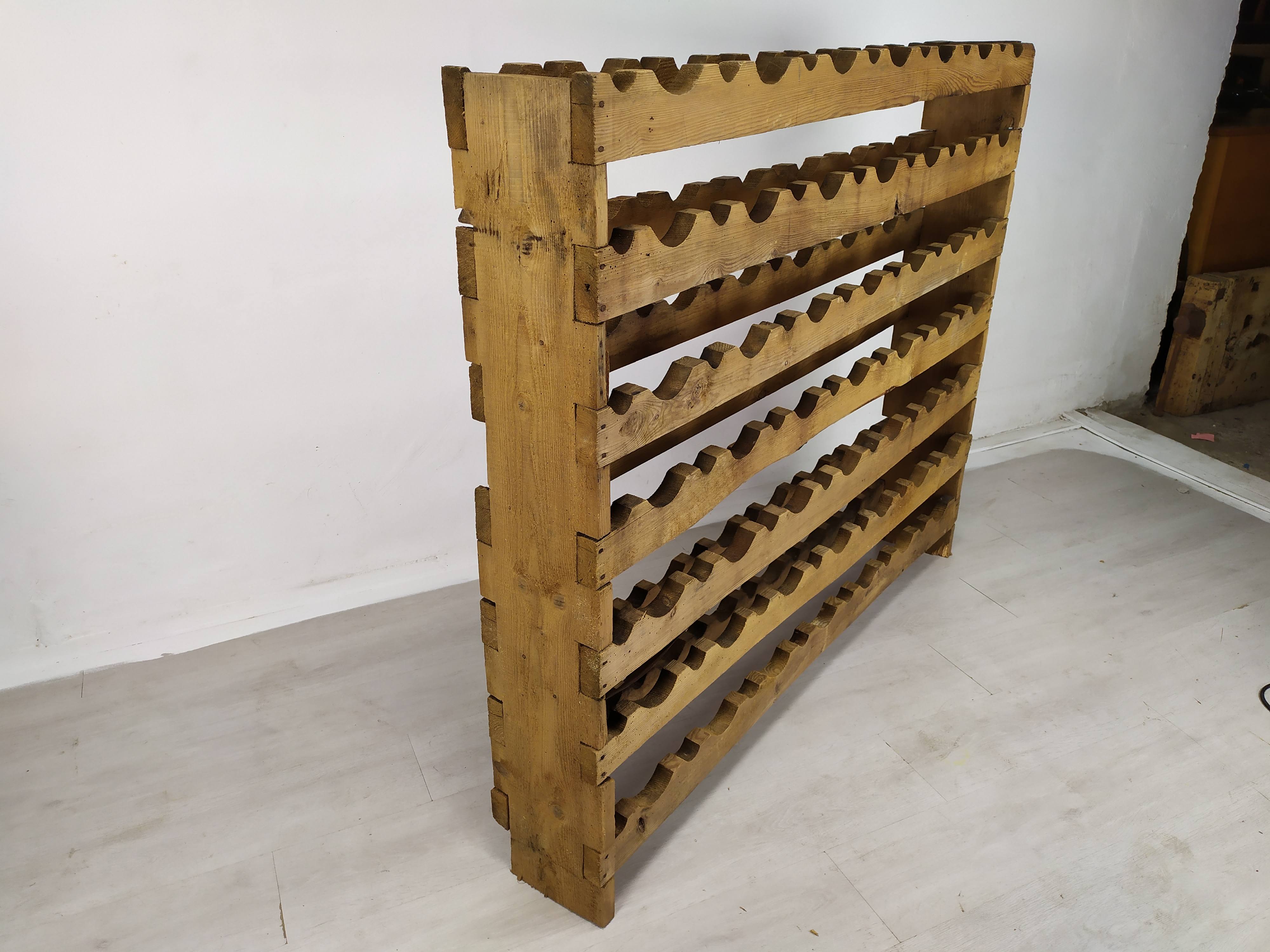 Wine cellar shelf