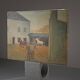 Oil on canvas, horse training, signed, circa 1950