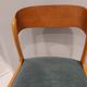 Suite of 4 Baumann chairs model Vintage sleigh 1970s