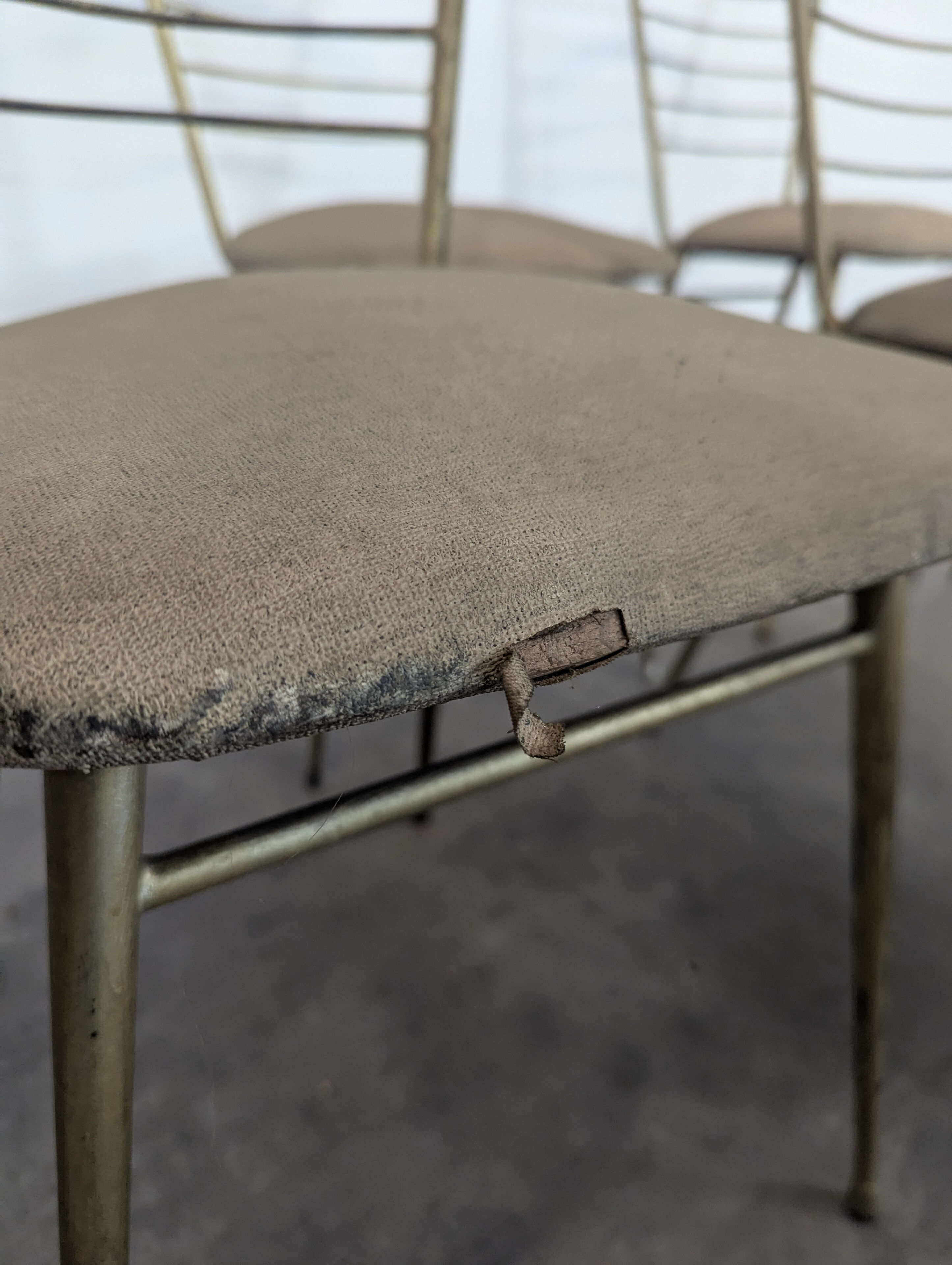 Série de 6 chaises design italien des années 60